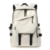 Sd6b54e8f7e5d498891bafd3ef6db9f44i.webp Simple solid color backpack, travel backpack, plenty of storage space, very suitable for commuting, school, work and going out.