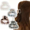 Sd85dfe5eec3e4b6c85db34c6887dce592.webp Elegant Sweet Small Oval Hair Claw Clip for Women Secure Grip Hair Accessories Ponytails Cute Hair Clips Sophisticated Style