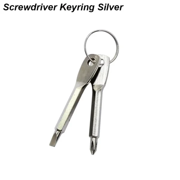 Sd9e7d11e8c33432e867c1b035b044159T.webp Portable Phillips Slotted Screwdriver Set Key Ring Keychain Mini Pocket Keyring Cross Screw Driver Repair Tool Gadget EDC Small