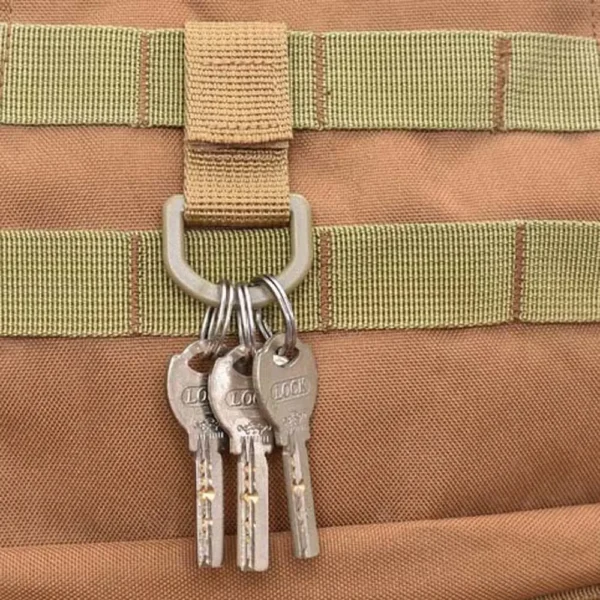 Webbing Hook Outdoor Camping Hiking Accessories Carabiners Buckle Bag Hanging Buckle Outdoor Backpack Hook Molle Webbing Clip