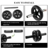Se20dfd6c564e47f384e7a3b99510b82ay.webp AB Roller Wheel for AB Roller Workout Equipment AB Roller With Knee Pad AB Roller Wheel with Resistance Bands AB Roller Workout