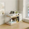 Se593fceb68c54e73b0061374892caae4w.webp Desktop Bookshelf Tiered Desk Organizer - Durable Bookshelf For Office, Student Desk Shelves Racks Storage Holders Organizer