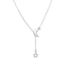 Se6b0ea33148d4c20926c621aa1997827R.webp New Simple Moon Star Pendant Choker Necklace Simple Gold Color Alloy Charm Chain Collares Necklace For Women Party Jewelry