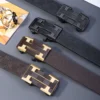 Men's Fashionable Work Business Belt with Metal Automatic Buckle Durable Daily Use Perfect Gift Choice