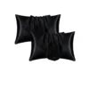 Se9810ff79a6e49c5b7f93dbb9e0b5136x.webp 2 Pair Satin Pillowcase - Anti-Allergy Breathable Bedding Polyester Satin with Envelope Closure Machine Washable & Skin-Friendly