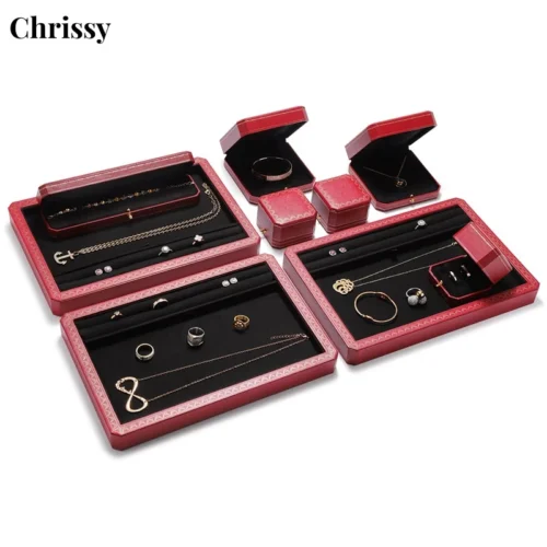 Jewelry Storage Box Ring Box Jewelry Display Sightseeing Pallet Bracelet Necklace Gift Packaging