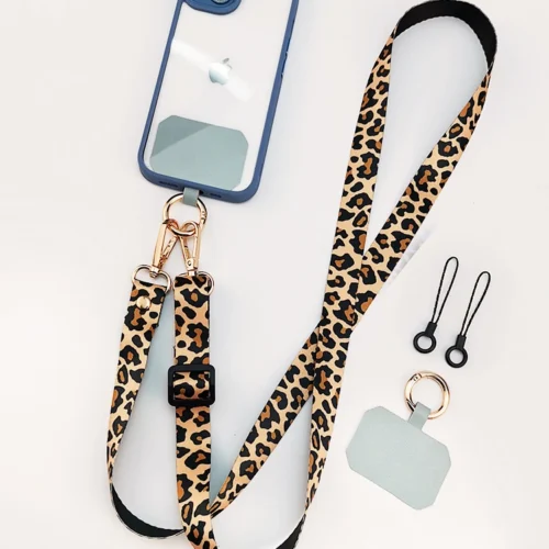 Sf0c009cf1298406d8446d9c69baaf5ffc.webp Leopard Print Crossbody Cell Phone Lanyard Strap Neck Cord Mobile Phone Lanyards Chain With Universal Gasket for All Phone Case