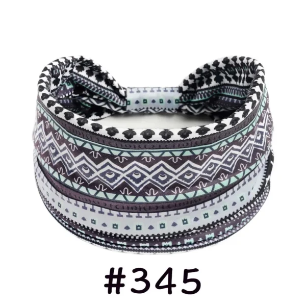 Sf3c5cb876332419d8ece487f024af051B.webp Boho Headbands for Women Knotted Wide Headwrap Turban Yoga Workout Head Bands Stretch Hiarbands Cotton Bandana Hair Accessories