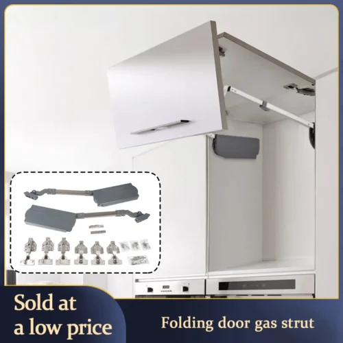 Cabinet Door Folding Support Wall Cabinet Linkage Door Hydraulic Buffer Pull Rod Support Frame Pneumatic Rod Hardware