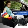 Sf8df411d828f4985911d8b6d80405468B.webp Car Trunk Organizer - Car Organizer, Foldable Trunk Organizer, Sturdy Auto Parts Organizer, Black,
