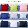 1-Pack  Pillowcases with Ruffles (No Pillow Core ) , Farmhouse French Shabby Romantic Chic Pillow Cover for Bedding