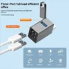 USB Hub 3 Ports High Speed USB Splitter Fast Data Transfer Portable Mini USB Extender for PC Computer Desktop Laptop USB A Hub