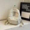 Travel Bag Daily Use Lightweight Corduroy Backpack Solid Color Practical Small Backpack Japanese Style Casual Travel Bag Women
