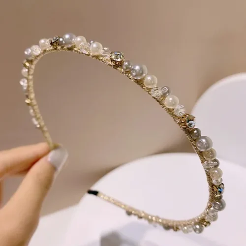 Pearl-Style Embellished Headband